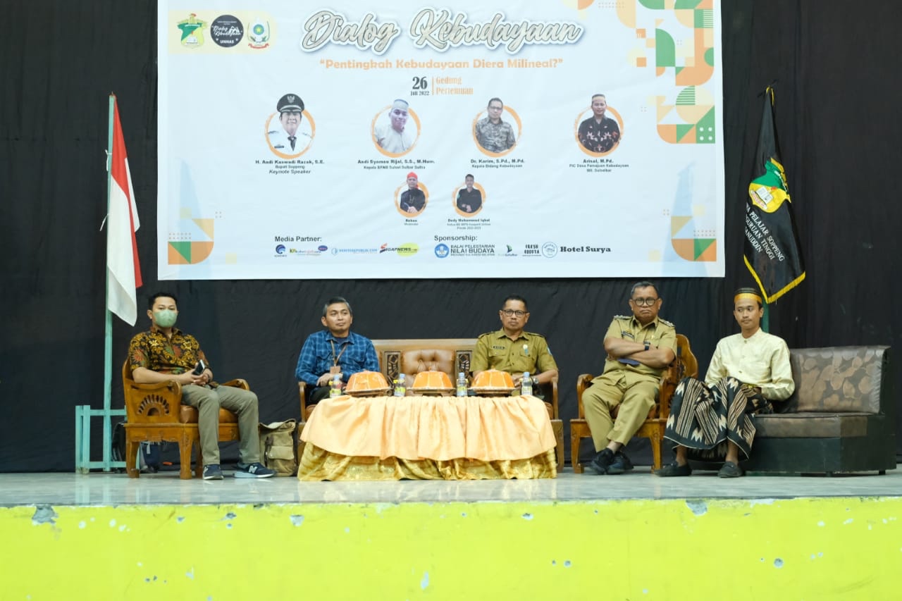 Wabup Soppeng Secara Resmi Membuka Dialog Kebudayaan IMPS Koperti Unhas