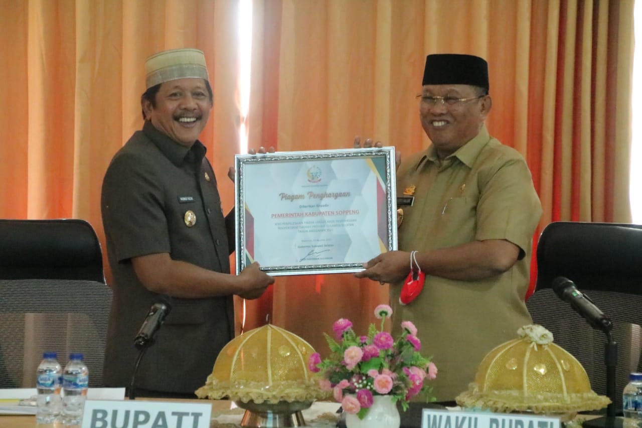 Bupati Soppeng Harap Setiap SKPD Memaksimalkan Pemenuhan Indikator Capaian MCP KPK RI