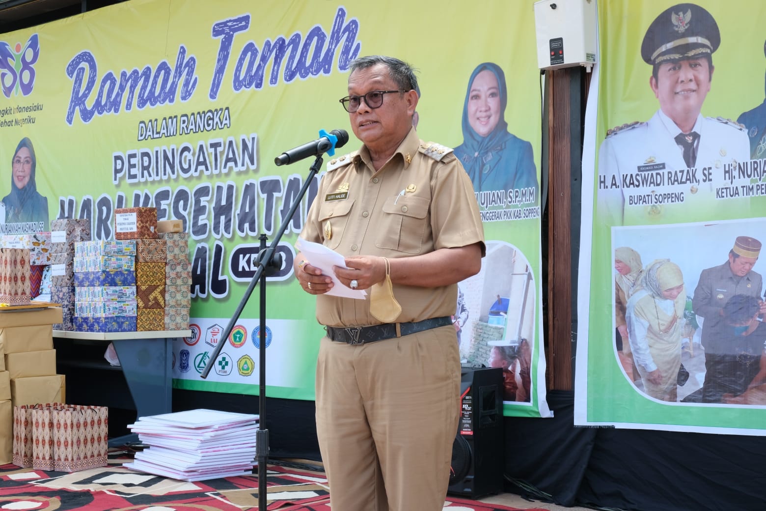 Melalui Kegiatan Ramah Tamah Peringatan HKN, Wabup Apresiasi Tenaga Medis Soppeng
