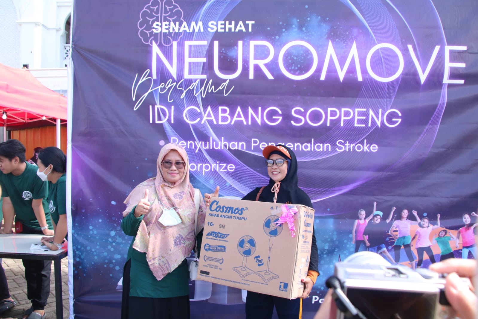 Ikatan Dokter Indonesia Cabang Soppeng Gelar Senam Neuromove Pada Rangkaian HUT IDI Ke 72