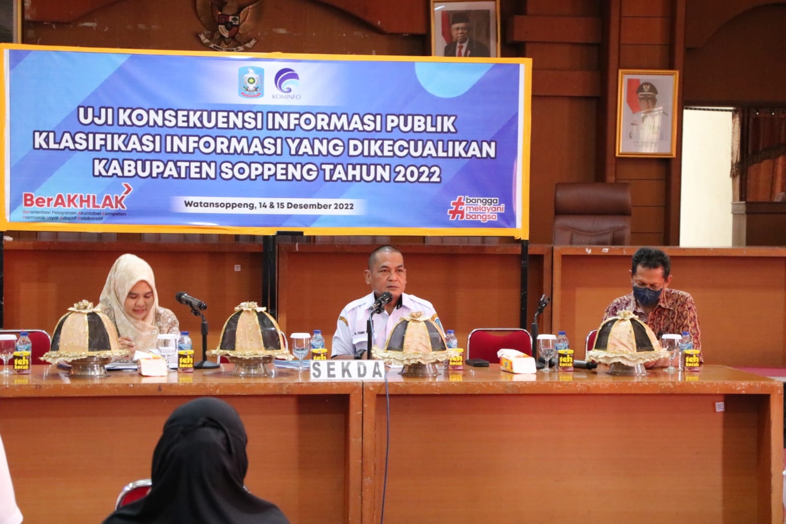Sekda Harap Dukungan Keterbukaan Informasi Publik Pada Setiap SKPD Lingkup Pemkab Soppeng