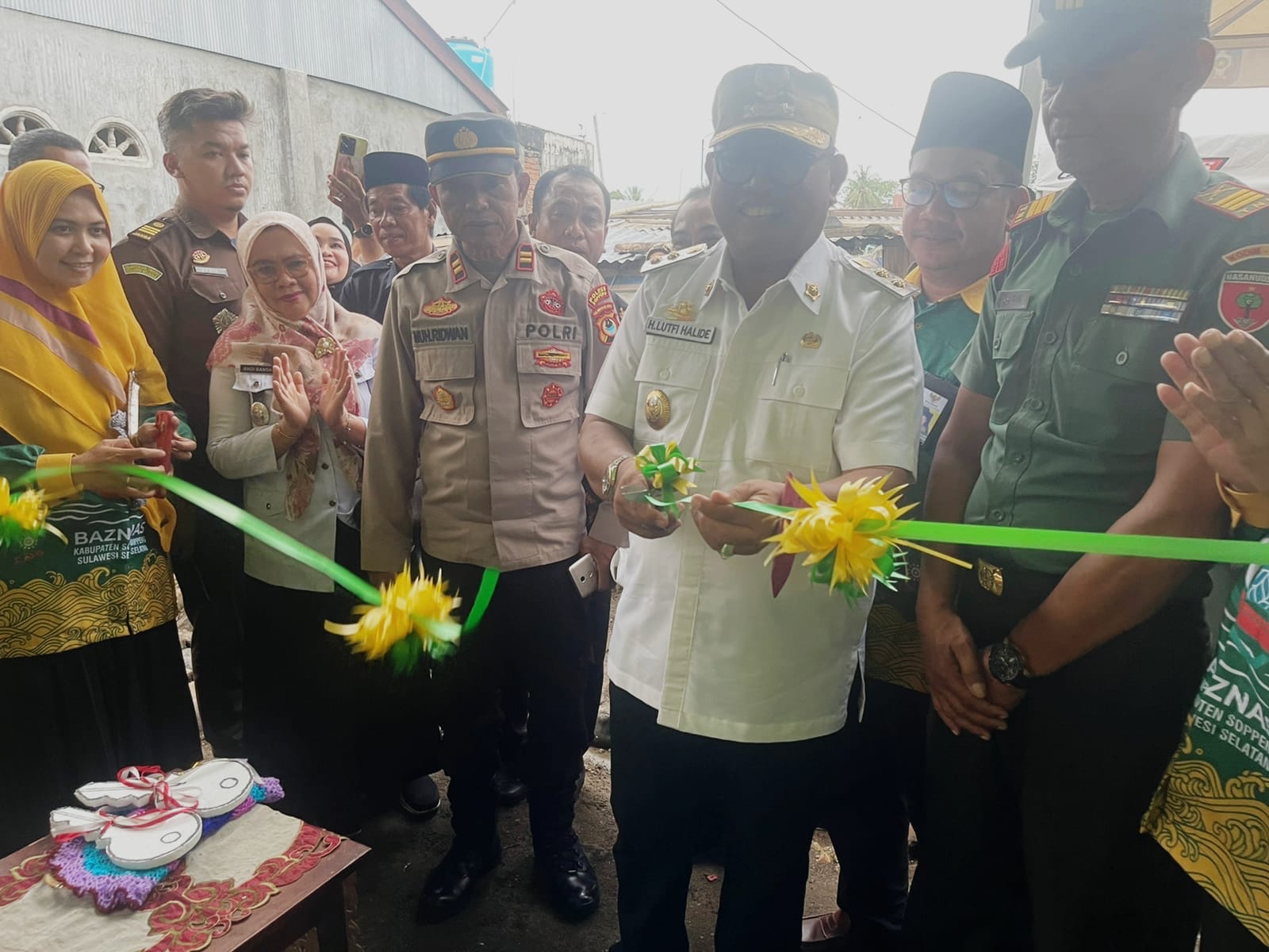Wabup Soppeng Apresiasi Pelaksanaan Kerjasama Baznas dan Kodim 1423 Program RTLH Tahun 2022