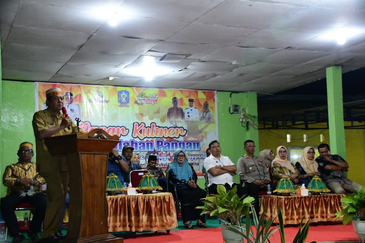 Bupati Soppeng Apresiasi Pemdes Rompegading Gelar Pasar Malam Kuliner Sentra Olahan Pangan