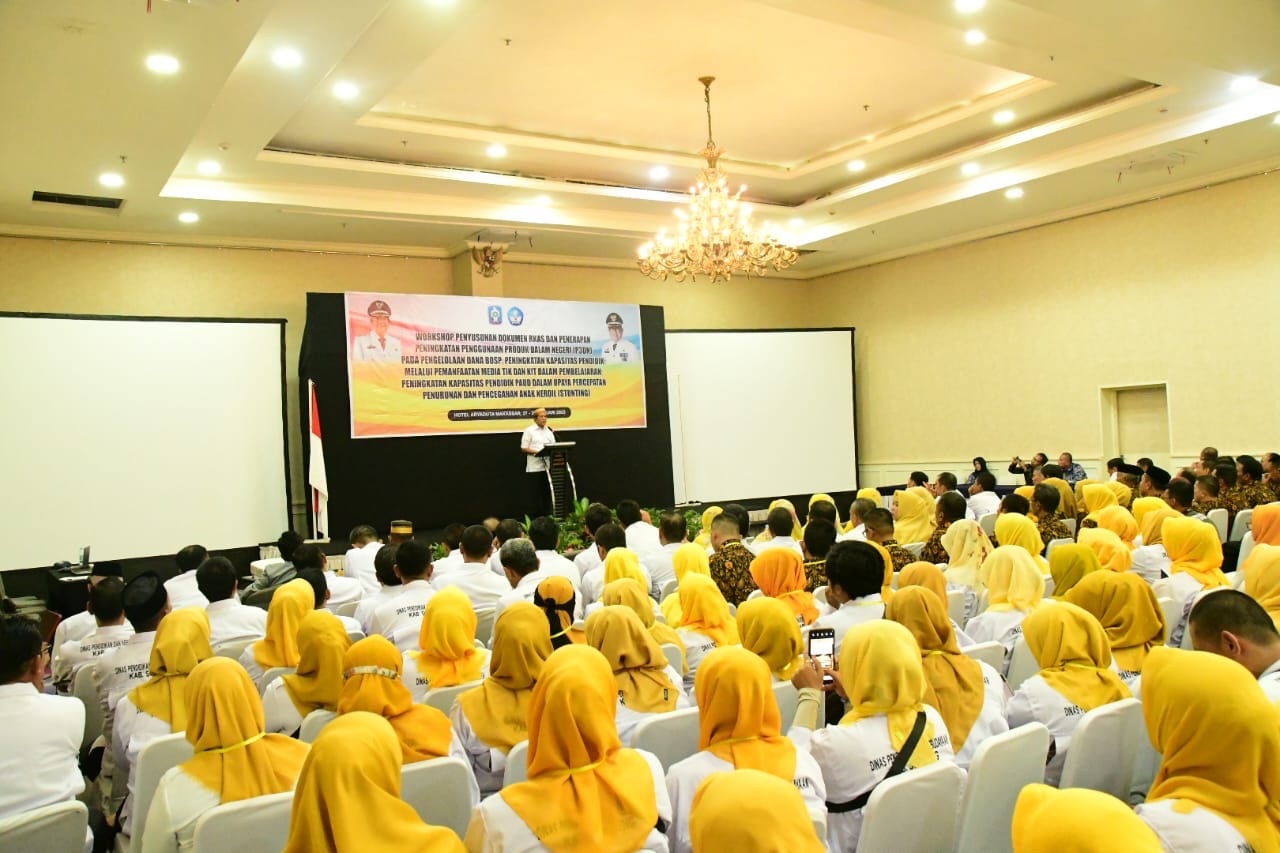 Bupati Soppeng Membuka Kegiatan Workshop Penyusunan Dokumen RKAS dan Penerapan P3DN