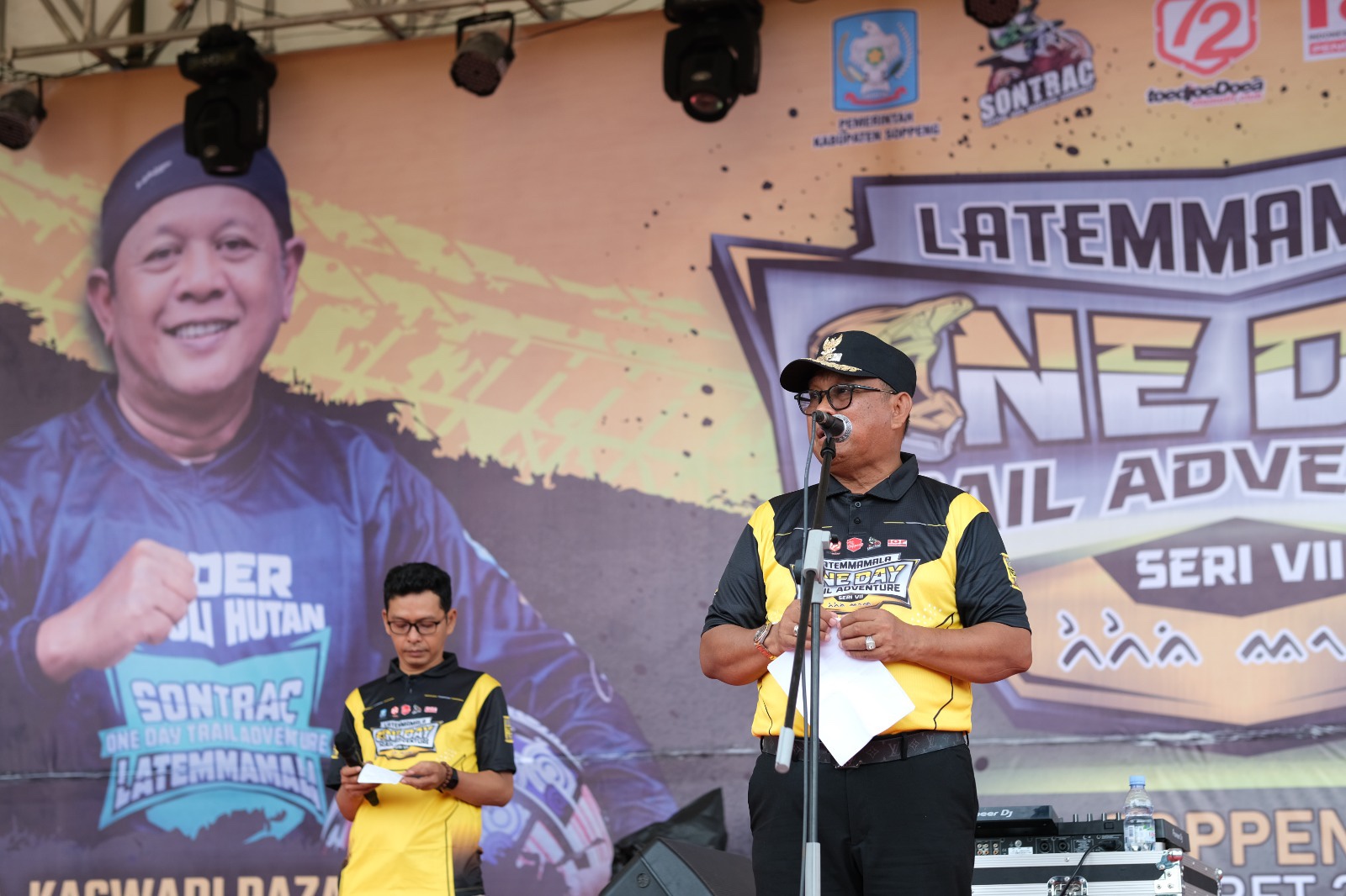 Wabup Soppeng Membuka dan Melepas Secara Resmi Latemmamala One Day Trail Adventure Seri VII