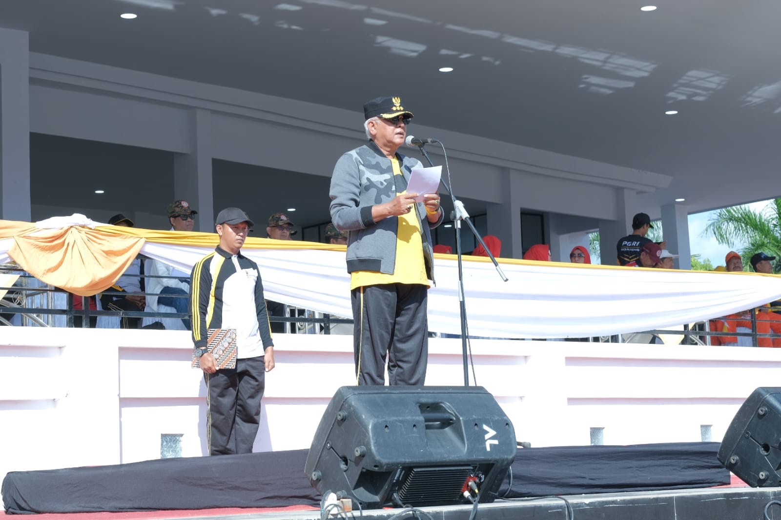Bupati Soppeng Pimpin Upacara dan Menutup Gelaran Porseni PGRI ke VI Se Sulawesi Selatan Tahun 2023