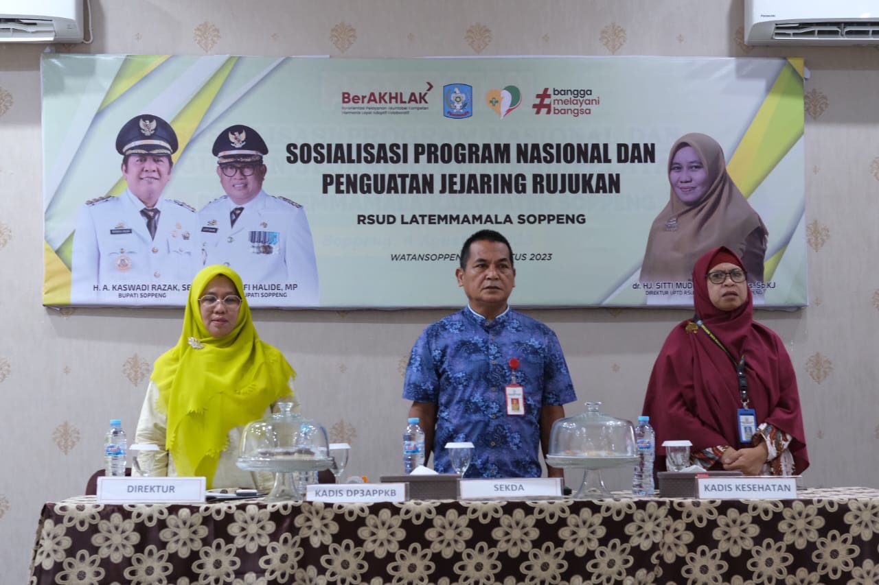 Sekda Soppeng Harap Prognas Penguatan Jejaring Rujukan Kemenkes Dapat Tingkatkan Kualitas Taraf Kesehatan
