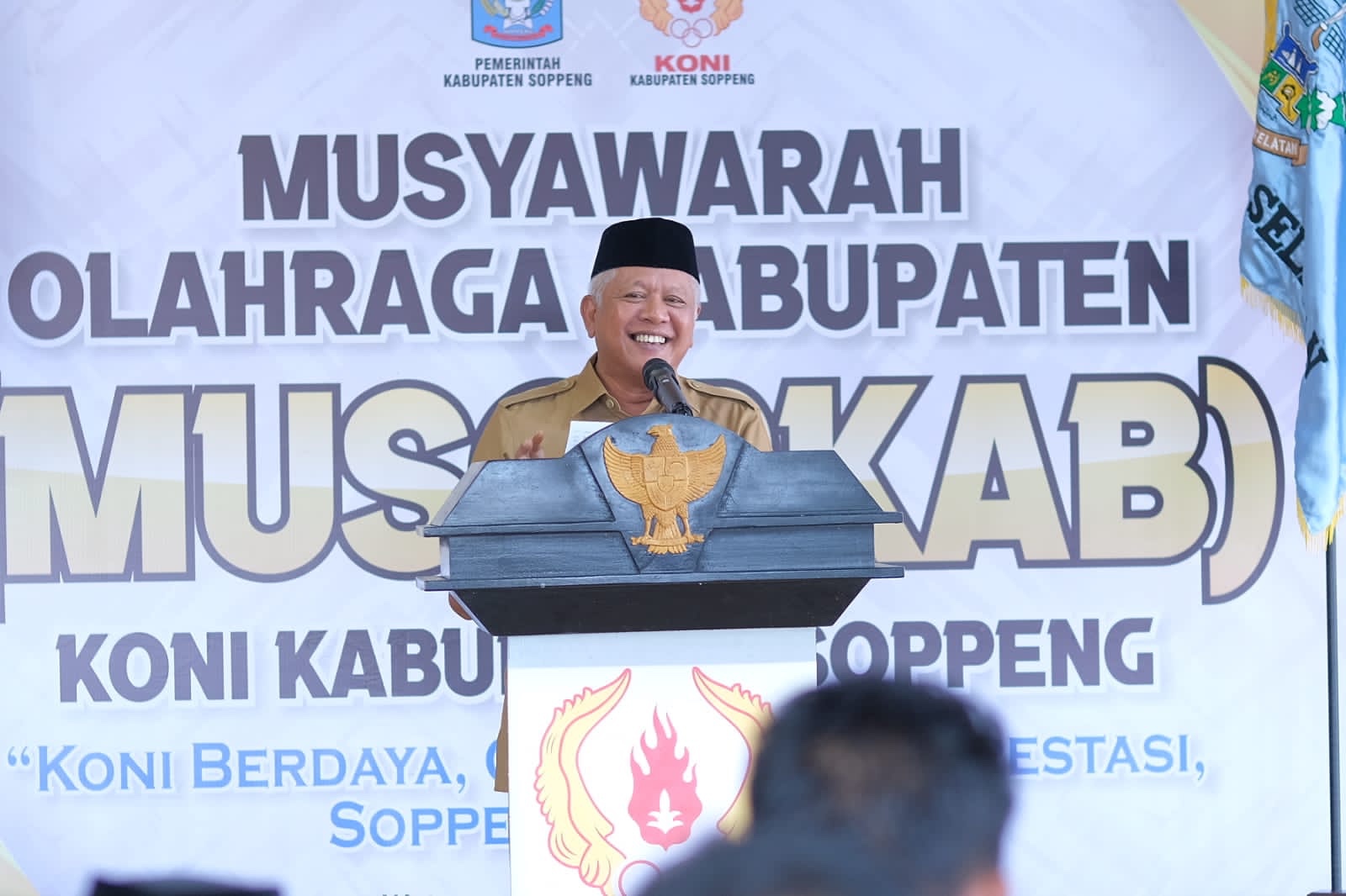 Melalui Musorkab, Andi Muhammad Sadri Pimpin KONI Kab.Soppeng Masa Bakti 2023 – 2027