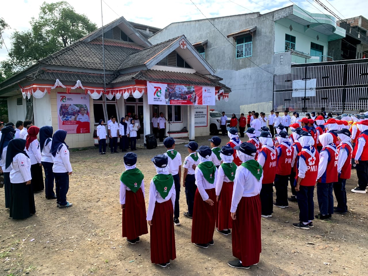 PMI Kab.Soppeng Gelar Apel Peringatan HUT PMI Ke-78 yang Dipimpin Langsung Oleh Sekda Soppeng