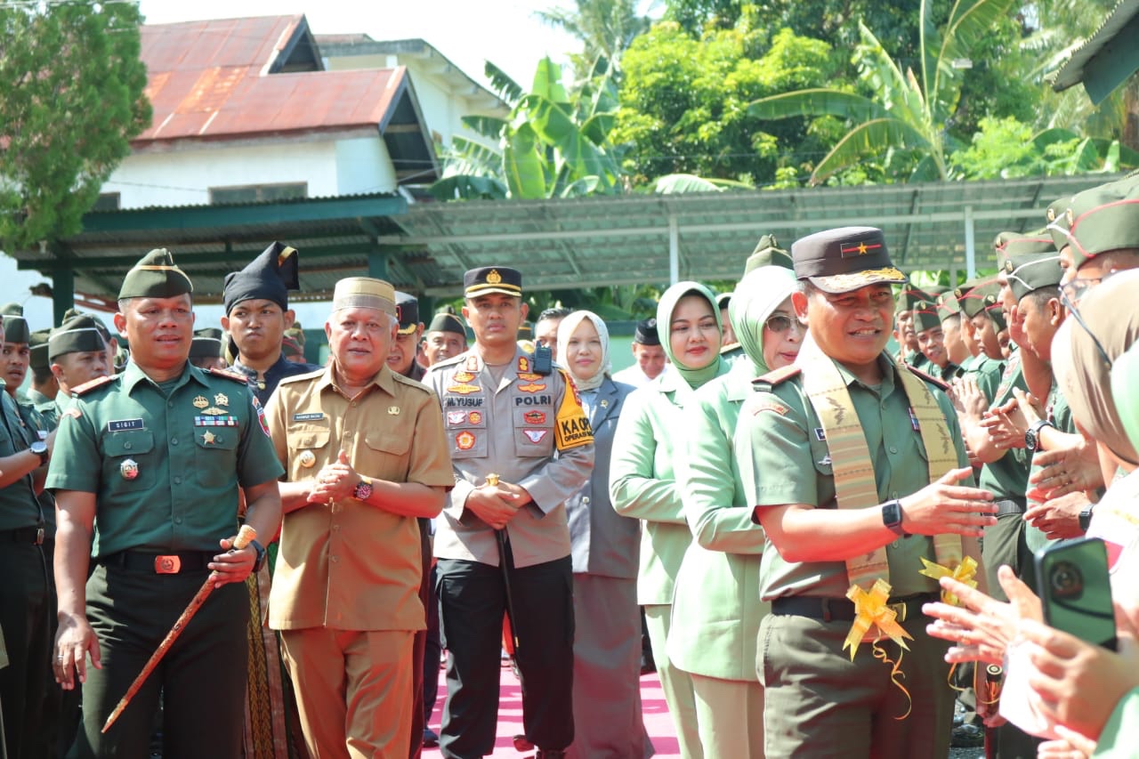 Bupati bersama Forkopimda Soppeng Sambut Kunjungan Kerja Danrem 141/Toddopuli di Makodim 1423