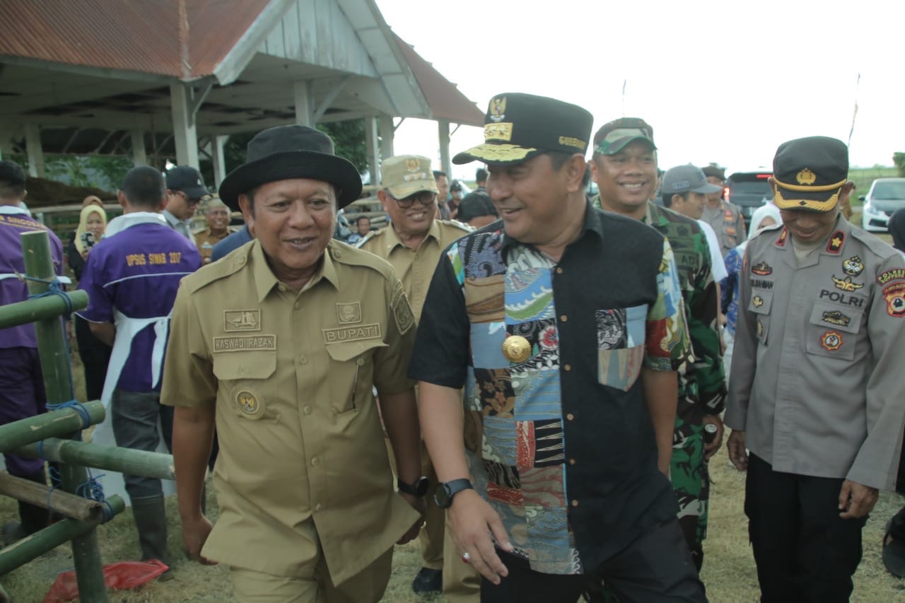 Bupati Soppeng Sambut Kedatangan Pj. Gubernur Sulawesi Selatan dengan Menggelar Kegiatan Gerak Tebar Ikan Air Tawar