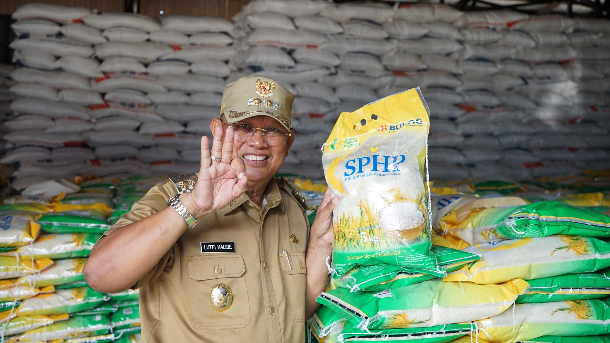 Wabup Soppeng Pantau Ketersediaan Stok Pangan Jelang Idul Adha di Gudang Bulog Laburawung dan Panincong