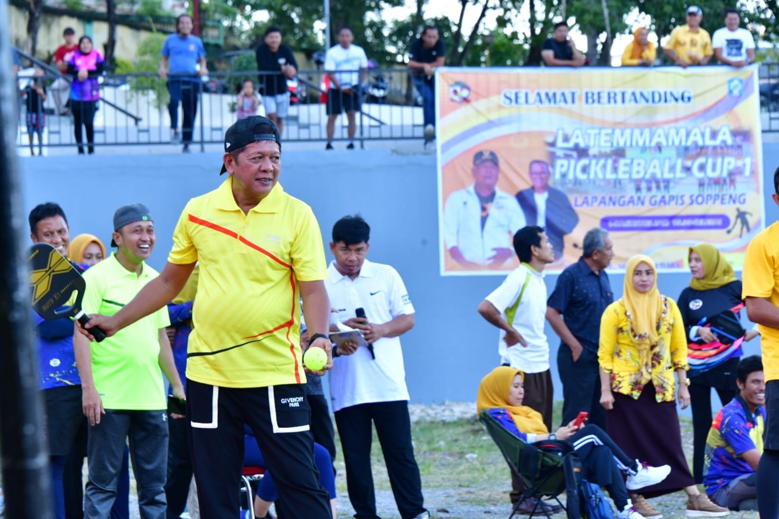 Bupati Soppeng Hadiri dan Membuka Secara Resmi Latemmamala Pickleball Cup 1 di Taman Gapis Soppeng