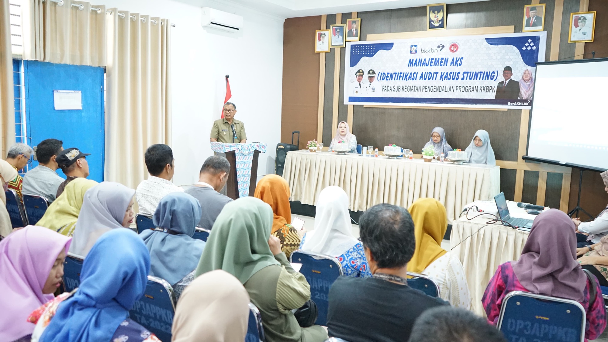 Wabup Soppeng Membuka Secara Resmi Identifikasi Audit Kasus Stunting Tahap II Tindak Lanjut Resiko Stunting Baru