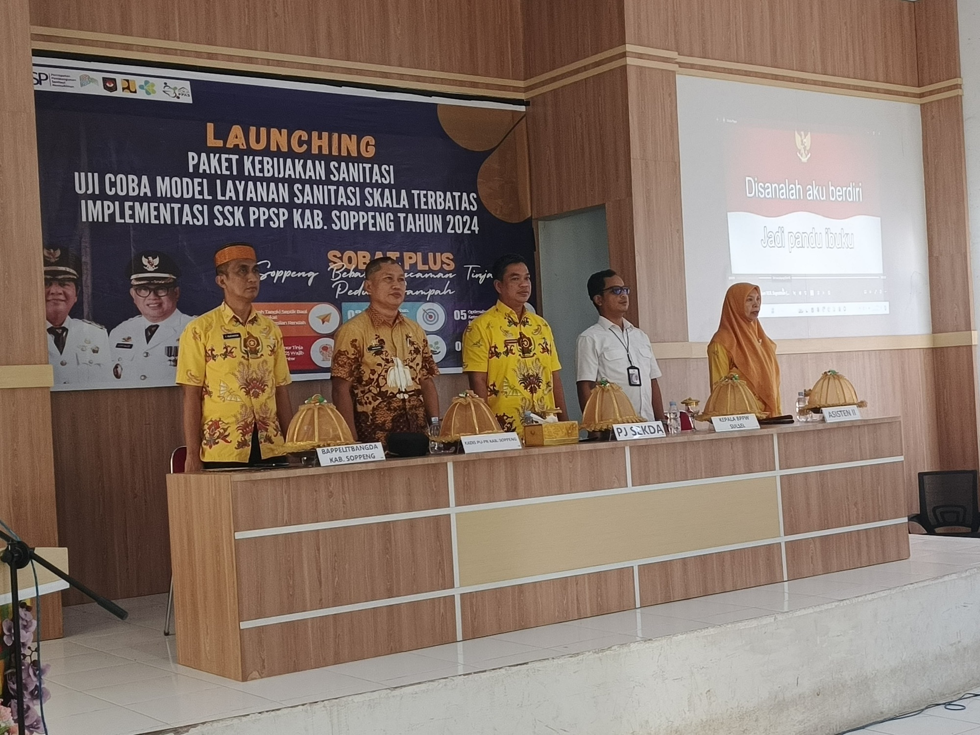 Pemkab Soppeng Resmi Meluncurkan Program Paket Uji Coba Layanan Sanitasi Skala Terbatas “SOBAT PLUS”