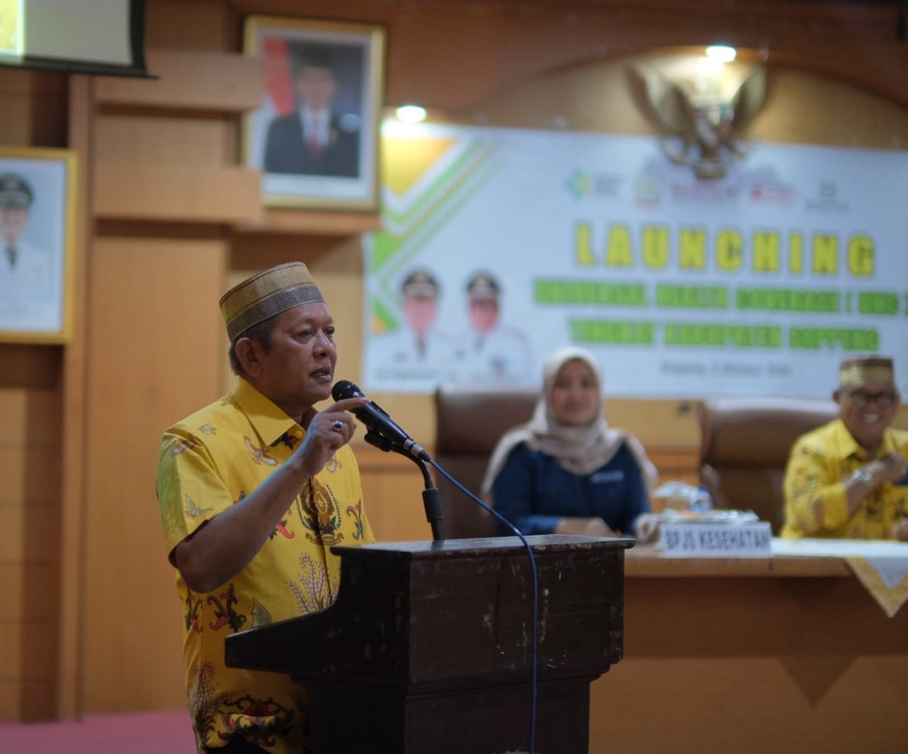 Bupati Soppeng Himbau Para Camat, Lurah, dan Kepala desa Sebarkan Informasi Program Universal Health Coverage