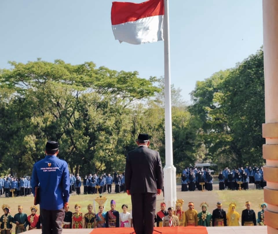 Wabup Soppeng Pimpin dan Bacakan Sambutan Menpora RI Pada Upacara Peringatan Hari Sumpah Pemuda ke-96 Tahun 2024