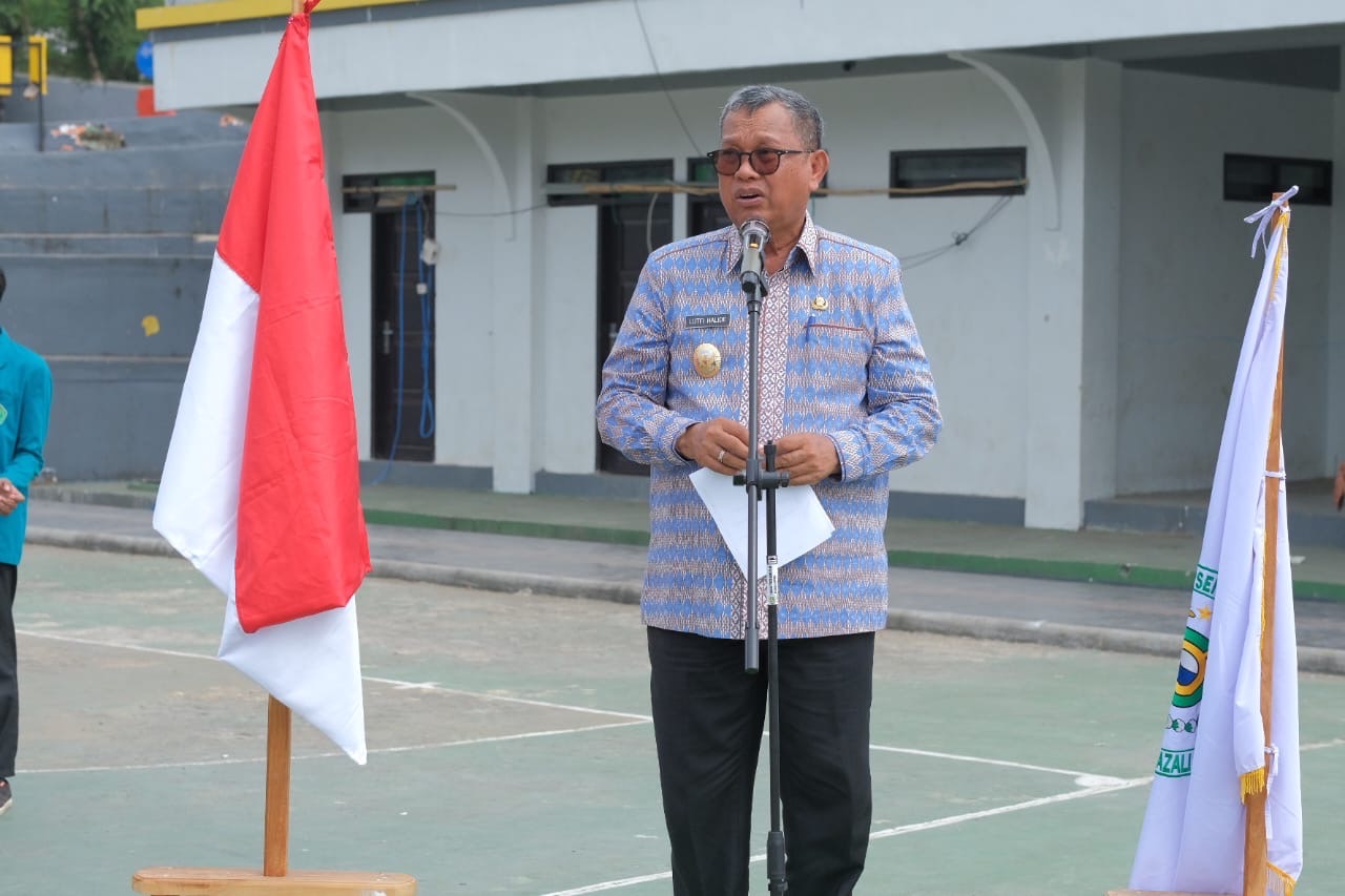 Wabup Soppeng Membuka Secara Resmi Turnamen Bola Voli tingkat SMA/SMK/MA STAI Al-Gazali Soppeng Tahun 2024