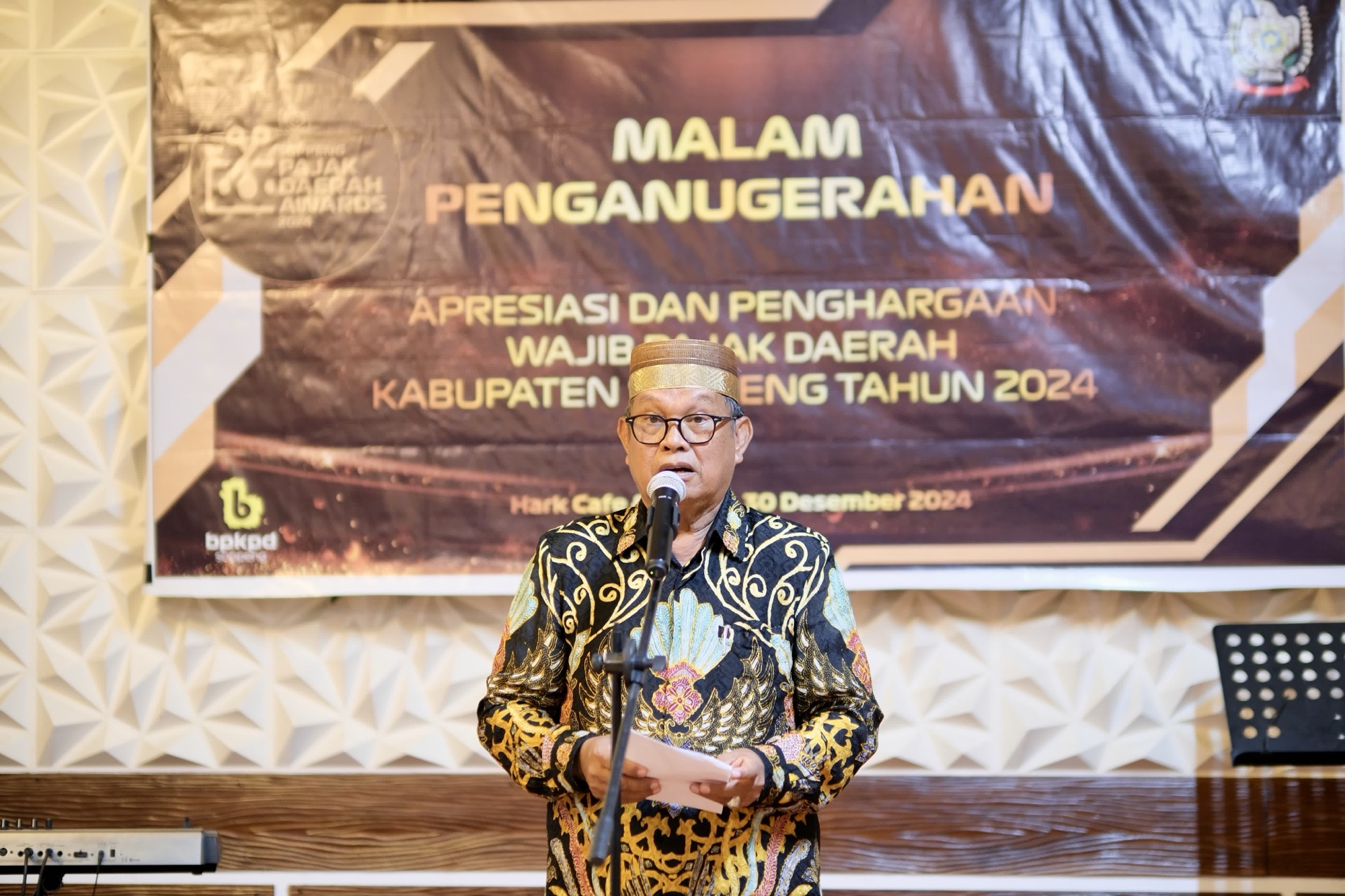 Pemkab Soppeng Gelar Penganugerahan Apresiasi dan Penghargaan Wajib Pajak Daerah Tahun 2024