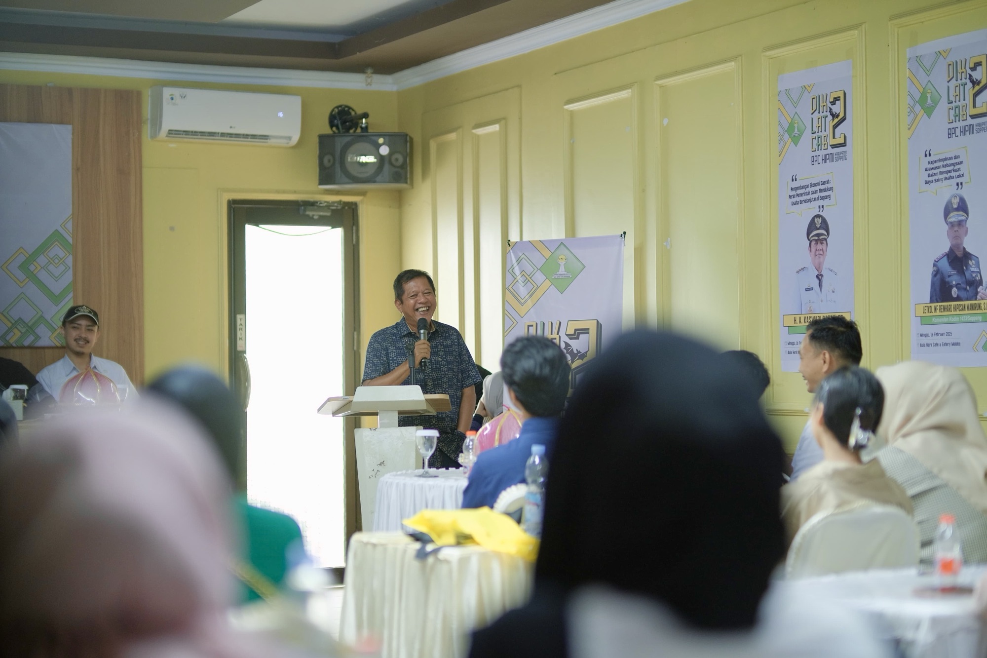 Bupati Soppeng Bawakan Materi dan Apresiasi Terselenggaranya Diklatcab BPC HIPMI Soppeng