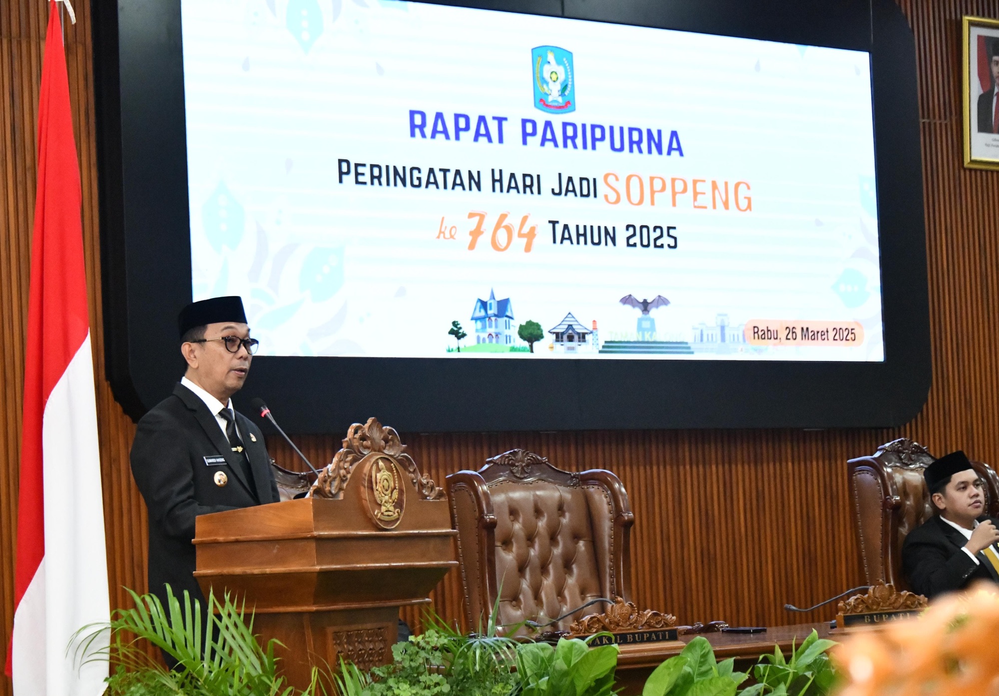 Puncak Perayaan Hari Jadi Soppeng ke-764, Bupati Soppeng Ajak Seluruh Pihak Berkolaborasi dan Bersinergi