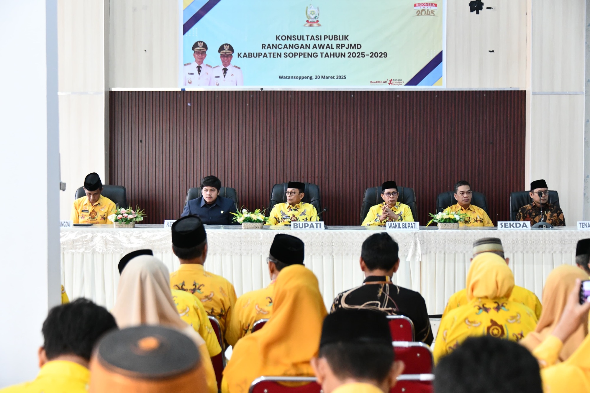 Pemkab Soppeng Gelar Konsultasi Publik Program Pembangunan Rancangan Awal RPJMD Tahun 2025