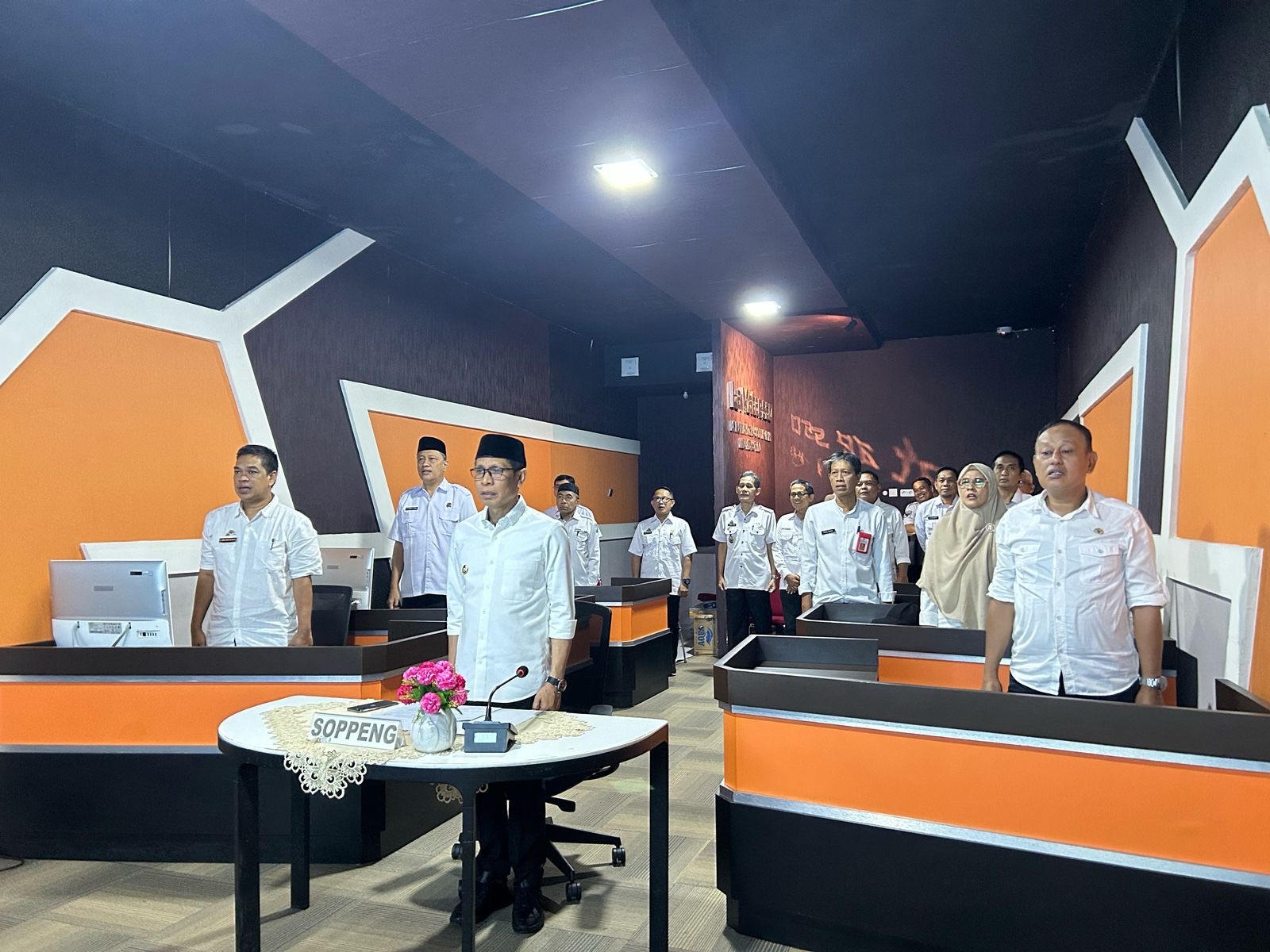Wabup Soppeng bersama Kepala SKPD Ikuti Peluncuran IKPD MCP Tahun 2025 Secara Virtual