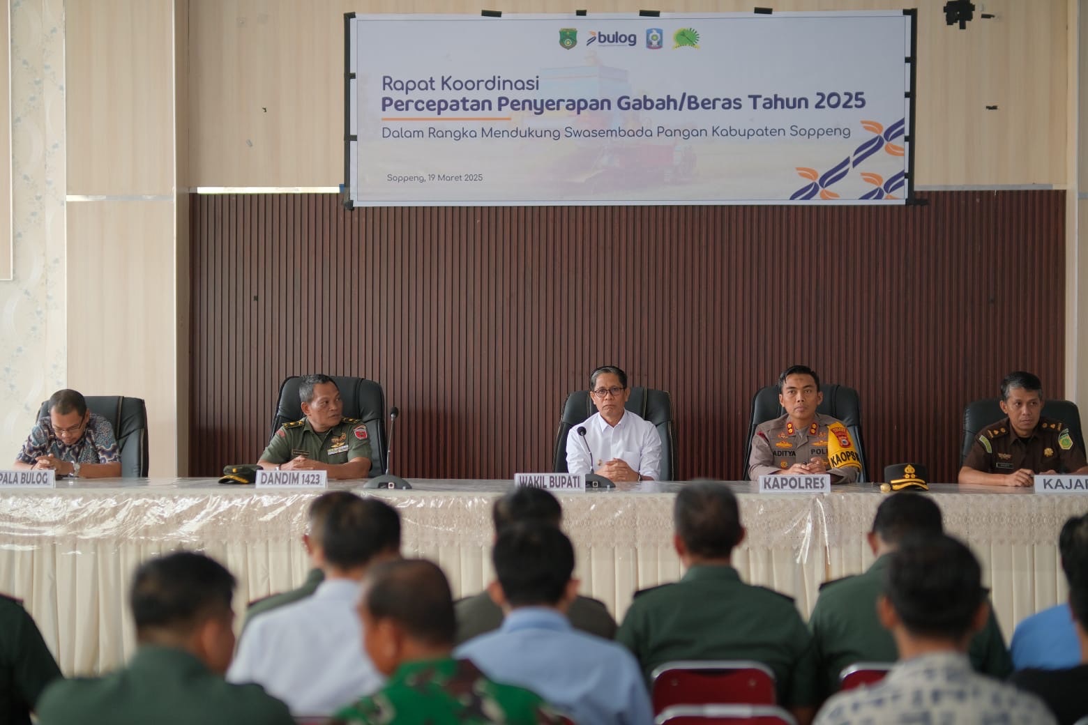 Wabup Soppeng Tekankan Fokus Pemanfaatan dan Penyerapan Gabah/Beras di Tahun 2025