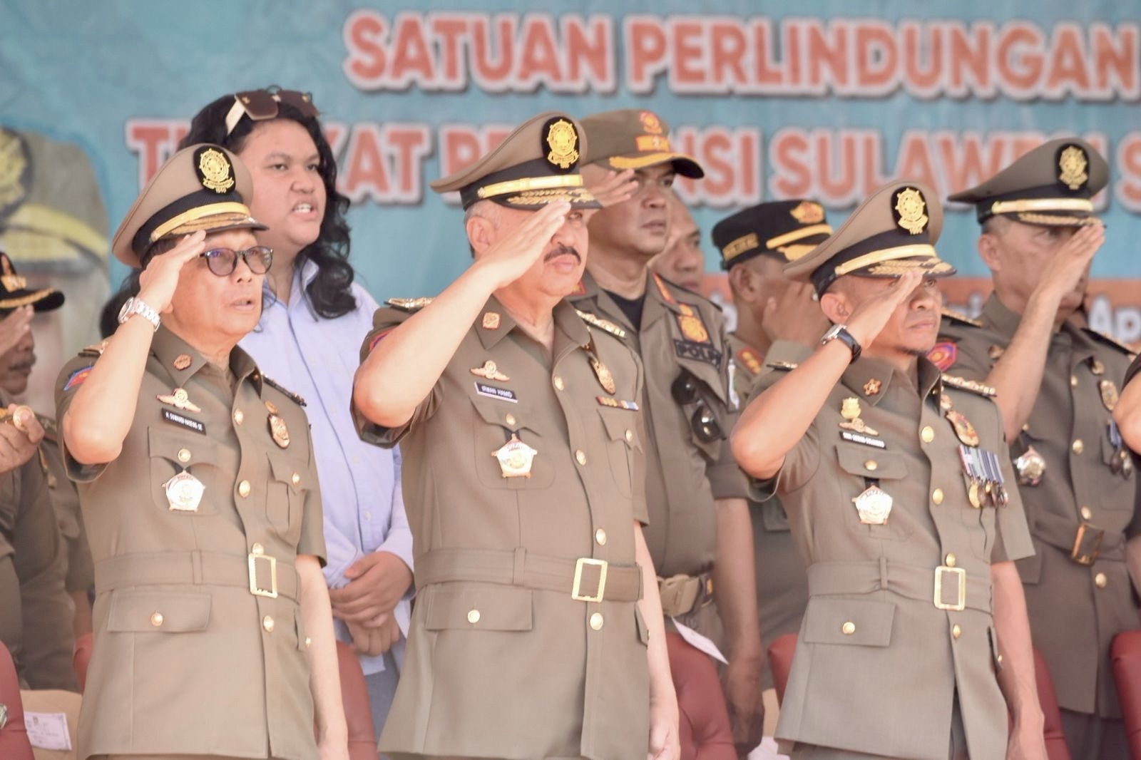 Bupati Soppeng bersama Bupati Se-Sulsel Hadiri Apel Gelar Pasukan HUT Satpol PP Tingkat Prov.Sulsel