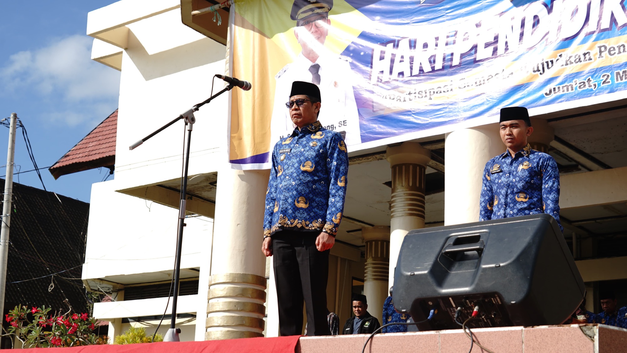 Wabup Soppeng Pimpin Langsung  Upacara Peringatan Hardiknas ke-37 Tahun 2025