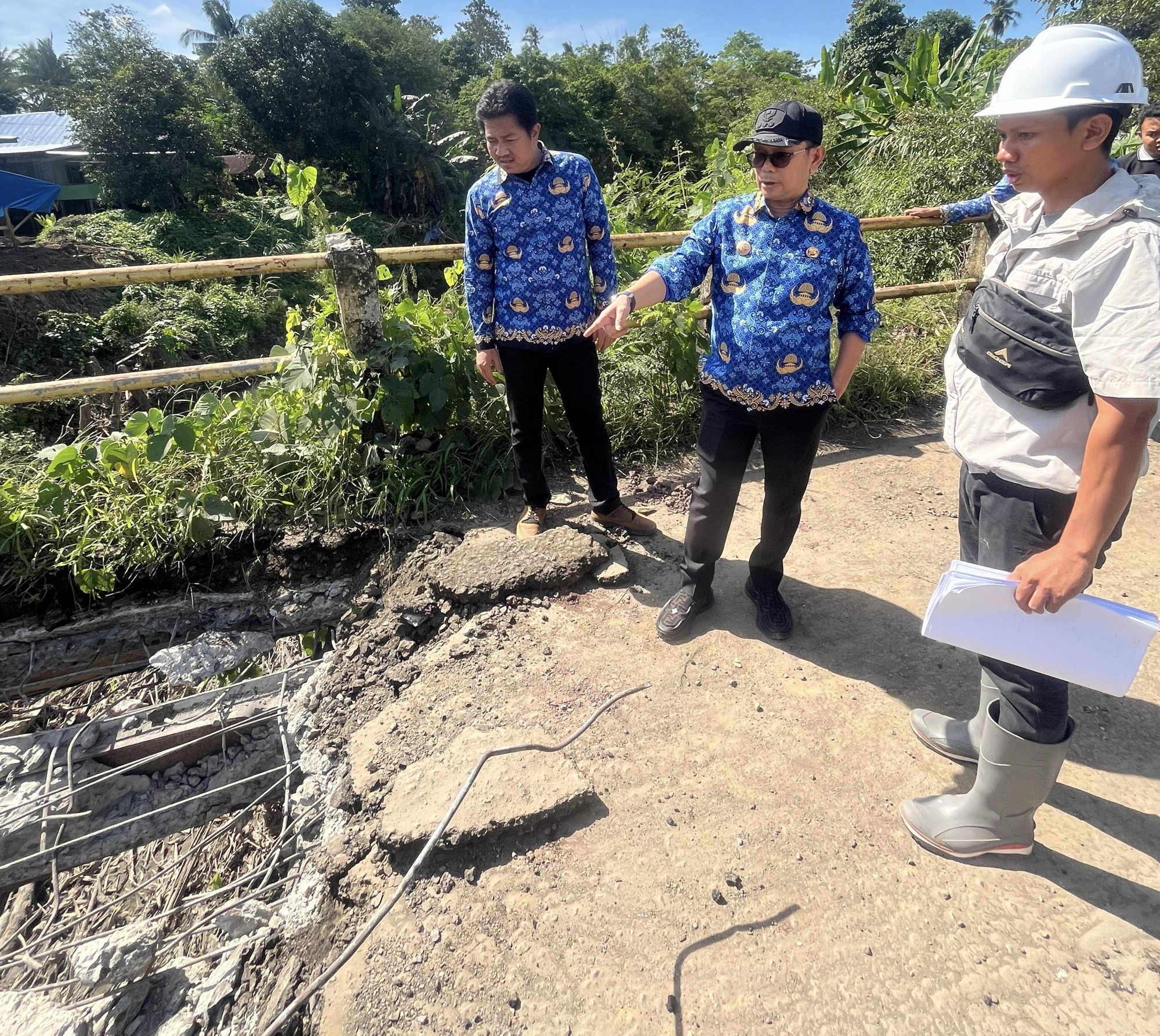 Bupati Soppeng Tinjau Proyek Jembatan Toddang Saloe dan Peningkatan Ruas Jalan Paddangeng – Leworeng