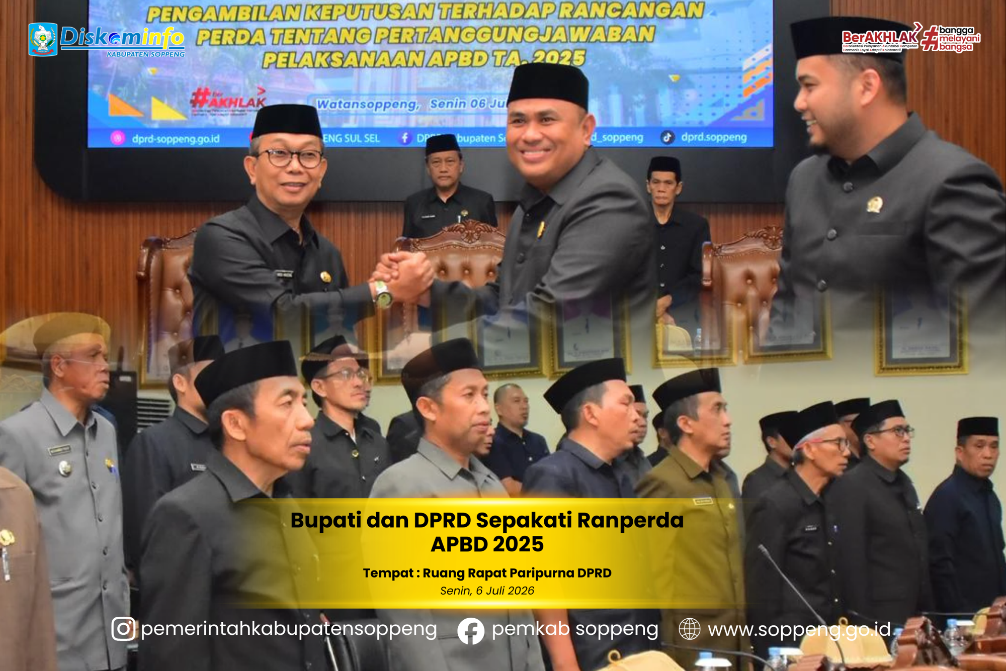 Bupati dan DPRD Sepakati Ranperda APBD 2025